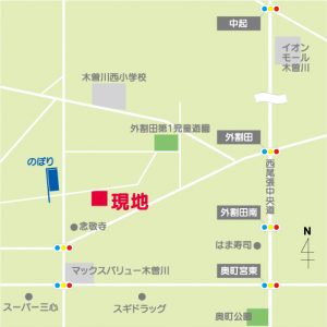一宮市木曽川町玉ノ井map