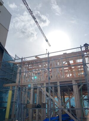 間口10mに建つちょうど良い住まい 名古屋市O様邸 上棟⭐︎