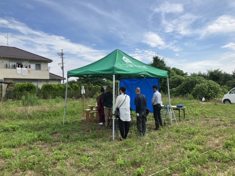 歩荷様新店舗地鎮祭！