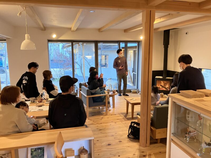 夜の薪ストーブ体験会🔥