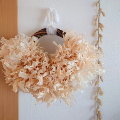 出張木育!ひのき香る リース作り