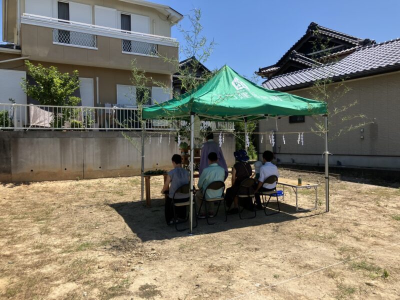 住環境を大切に考える豊田市k様邸地鎮祭⭐︎