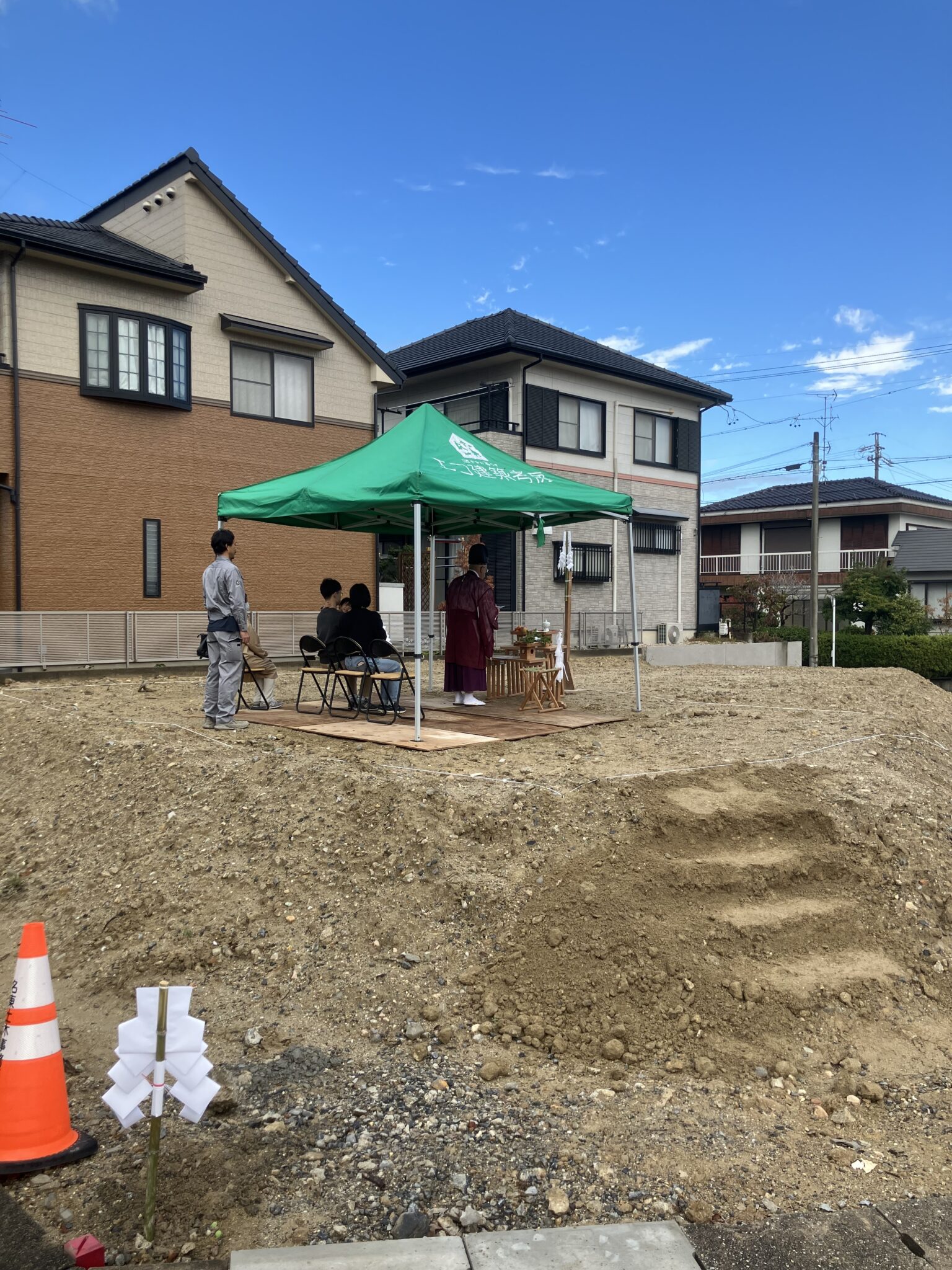 名東区T様邸地鎮祭⭐︎