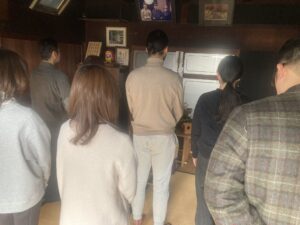 大切な節目—改装工事前のお祓い