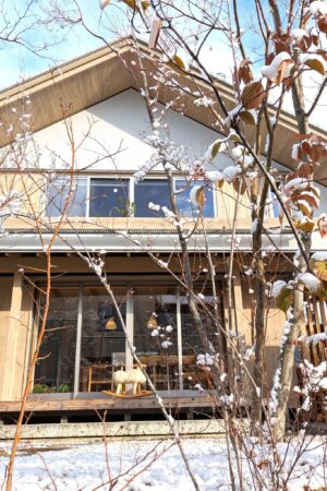 春日井の家⛄雪化粧②
